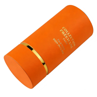 Flacon compte-gouttes d'huile essentielle biodégradable de 30 ml et 10 ml, tube en papier cartonné recyclable, tube en papier gaufré et enduit, boîte en papier