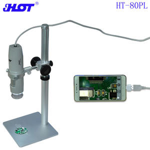 プロフェッショナル<span class=keywords><strong>USB</strong></span> 1280X960ハンドヘルド偏光デジタル顕微鏡IP53 OLEDディスプレイ8 LED照明1X-500X手動フォーカス - Product Image 5