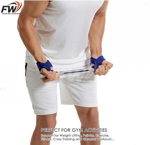 Sangles de musculation OEM en coton/néoprène, haute qualité, confortables, couleur personnalisée, pour usage en salle de sport, renforcement musculaire - Product Image 2