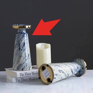 เชิงเทียนดีไซน์ใหม่สำหรับตกแต่งบ้านสไตล์โมเดิร์น ตกแต่งโต๊ะอาหารอย่างหรูหรา สร้างบรรยากาศโรแมนติกและรื่นเริง - Product Image 5