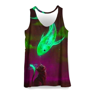 Camiseta sin Mangas Deportiva Transpirable de Cuello Redondo de Spandex/Algodón de Alta Calidad a Precio de Fábrica para Hombre, Informal, para Entrenamiento, Gimnasio - Product Image 6