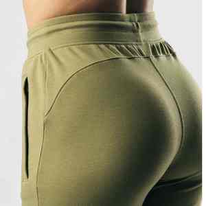 Logo personnalisé OEM Pantalon de jogging Slim Fit pour femmes Hiver décontracté Gym Fitness Jogging jambe large taille moyenne devant plat pour les sports - Product Image 4