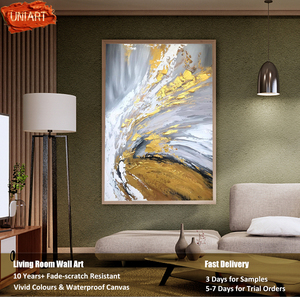 UNIART Hot Futurism Hélice Peint À La Main <span class=keywords><strong>Peinture</strong></span> À L'huile Acrylique Orignal Fait À La Main Personnalisé Abstrait Huile Oeuvre pour <span class=keywords><strong>Galerie</strong></span> - Product Image 3