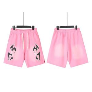 High Street Logo personnalisable style rétro lâche sérigraphie coupe rugueuse shorts pour femmes décontracté streetwear pour femmes - Product Image 2