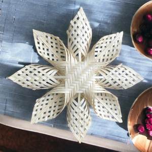 2025โคมไฟระย้าตกแต่งทำจากไม้ไผ่รุ่นใหม่ทำมือธรรมชาติราคาถูกติดตั้ง - Product Image 1