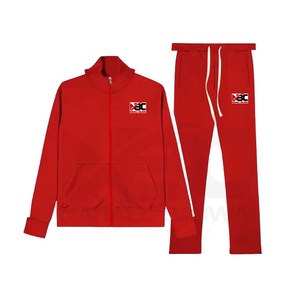 Personnalisé Nouvel An 2023 Col Haut Zip Streetwear Survêtement Veste 100% Polyester Couleur Unie pour l'hiver - Product Image 3