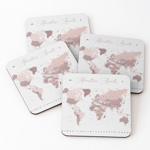 Dessous de verre antidérapant en bois d'acacia mince de découpe au laser imprimé tampon antidérapant le plus vendu taille de forme personnalisée à SCI pour la décoration de table - Product Image 6