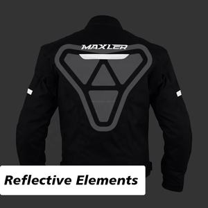 Veste de moto imperméable légère avec protection approuvée CE, veste courte en textile respirant pour homme, veste toutes saisons - Product Image 5