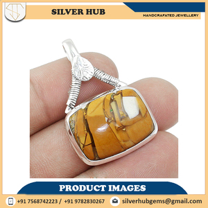 Colgante de Mookaita Brecciated Natural, piedra preciosa para mujer, piedra ornamental, joyería de plata sólida 925, colgante de declaración de plata esterlina - Product Image 2