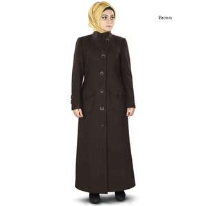 Manteau long d'hiver Rafa, élégant, en tissu tricoté avec garnissage en laine et cachemire, chaud et teinté - Product Image 4