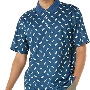 Polo Camisetas Algodón Personalizado Hign Calidad Trabajo Casual Uniforme Poliéster Sudor Transferencia de calor Golf Polo de punto para hombres - Product Image 1