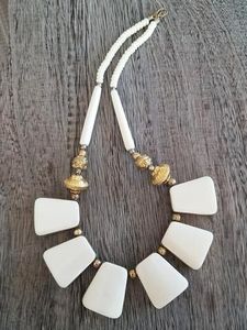 FORCE Nouvelle Arrivée Buffalo Ox Horn Collier Poli Animal Style Os Bijoux Conception Naturelle Perles Femmes Filles De Mariage - Product Image 3