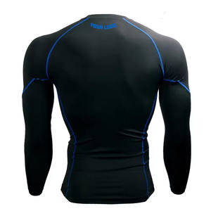 Vente en gros de rash guard respirant à manches longues pour hommes marque privée rash guard dans le meilleur matériau bas quantité minimale de commande rash guard - Product Image 3