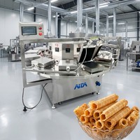 Complete automatische eierrolletjes productielijn, rijstmolen, vleessnijder, voedselveilige roestvrij staal, capaciteit 100-150kg/u