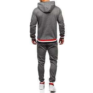 Survêtement pour hommes Jogging Coat Top Bottom Sport Sweat Suit Hoodie Pantalon Pantalon Sweat Suit Sport Wear Hoodies Set - Product Image 5