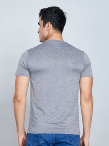 T-shirt de loisirs pour hommes de haute qualité Vêtements de sport élégants et polyvalents confortables pour un usage quotidien Conception à col rond - Product Image 6