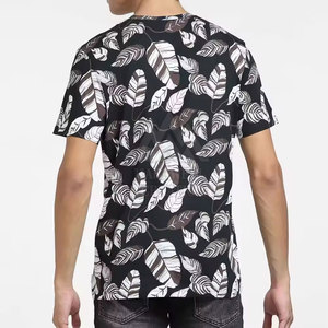 Camiseta de sublimación de alta calidad, ropa informal de Color personalizado de peso ligero, Camiseta estampada de sublimación de ajuste holgado de 100% algodón para hombres - Product Image 3