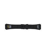Correas de Reloj de Resina Negra Compatibles con CA-55, CA-62, W-721 y Otros Modelos de 20 mm, 238P3PD1A