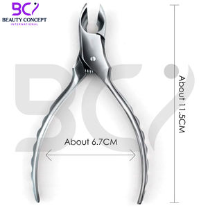 Alicates Profesionales de Acero Inoxidable para el Cuidado de los Pies, con Punta Redondeada, Agarre Suave, Apertura de Mandíbula Ancha y Cuchilla Curva para Uñas - Product Image 2