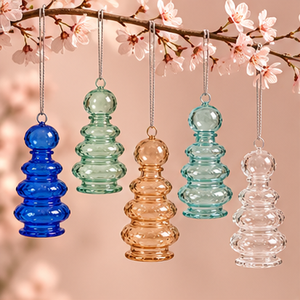 Ornements de Noël en verre de luxe, décorations artisanales pour la maison, décorations de Noël à collectionner - Product Image 3