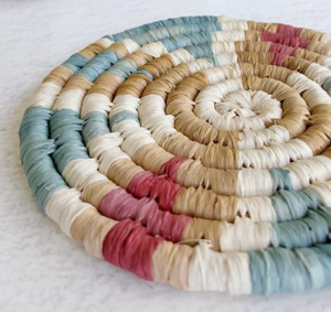 Posavasos de Estilo Zen Asiático Hecho en Vietnam, de Fibra de Algas Marinas, D10cm - Product Image 2