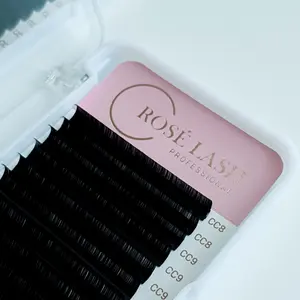 Create Dark Full Finish & Intense Look High Quality Korea Silk Eyelash Extensions Quality Silk Eyelash Extensions