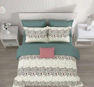 Ensemble de draps plats pour lit king-size en coton biologique imperméable de luxe 500TC, écologique, pour la maison, l'hôtel et l'hôpital - Product Image 1