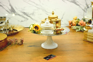 Concepteur d'article de luxe en métal de couleur cuivre support de gâteau en métal de meilleure qualité pour le Offre Spéciale d'article décoratif de mariage et à la maison - Product Image 5