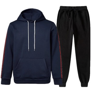 Nuevo conjunto de pantalones y Sudadera con capucha de invierno para hombre, ropa de ocio deportiva transpirable de secado rápido de lana ecológica - Product Image 2