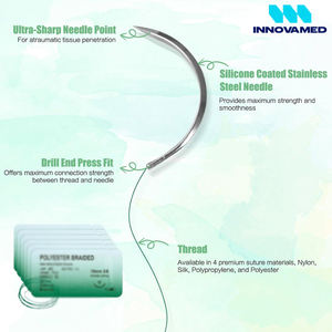 Le kit de pratique de suture comprend un grand tampon de suture durable avec des outils en acier inoxydable Kit de suture de produit médical chirurgical durable - Product Image 3