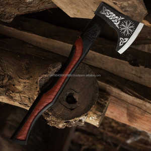 Factory Price Multi-purpose Use Different Color Wooden <b>Handle</b> Damascus Steel <b>Axes</b> High Quality Most Popular Design Damascus <b>Axes</b> - Product Image 1