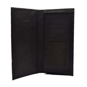 กระเป๋าสตางค์หนังแท้ยาวปานกลางสำหรับทุกเพศสำหรับเป็นของขวัญของใช้ส่วนตัวกระเป๋าสตางค์หนังแบบเปิดปิด - Product Image 2