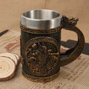 Tasse en corne de qualité supérieure faite à la main, verres écologiques naturels rustiques, tasse durable, parfaite pour le café, le thé, le whisky, le bureau, la cuisine - Product Image 6