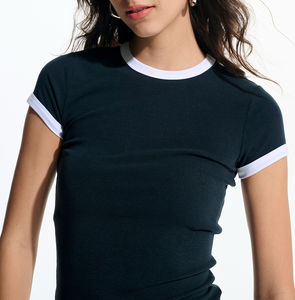 Ringer เสื้อยืดคอกลมแขนสั้นระบายอากาศ - Product Image 2