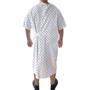 Vêtements d'hôpital pour patients en polyester tissé imprimé 100% en gros, de haute qualité, unisexe - Product Image 2