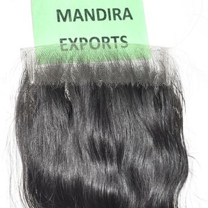 Extensions de cheveux humains vierges indiens 100% alignées sur les cuticules, qualité grossiste, dentelle HD 6*6, ondulation naturelle, double trame machine - Product Image 1