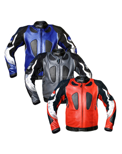 Blouson en cuir de motard pour homme, qualité supérieure, élégant, style urbain, respirant, col montant, couleur unie, collection hiver 2026, vente en gros - Product Image 1