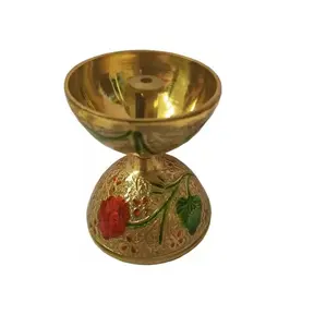 handicrafts brass nandadeep diya Gift Crafts Factory Supply Pure Copper and brass nandadeep diya for cheap price