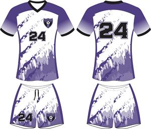 Camisetas de Fútbol para Adultos de Alta Calidad, 100% Poliéster, Transpirables, Elásticas, Manga Corta, Color Sólido, Cuello en V, Conjuntos de Uniformes Personalizados - Product Image 2
