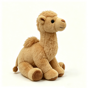 Juguete de camello de peluche, camello de peluche con una sola humba, animal de peluche de camello del desierto - Product Image 2