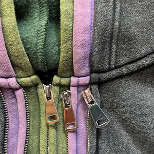 Sudadera con capucha de gradiente lavado Retro de gran tamaño de 350gsm para hombre - Product Image 1