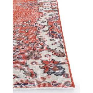 Alfombra de Lana Anudada a Mano de Gran Tamaño, Diseño de Medallón Rojo y Naranja, para Sala de Estar, Pasillo Rectangular, Modelo Pae-2368 - Product Image 4