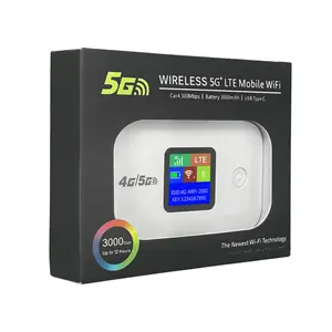 4G 5G wireless router color screen MIFI mobile WiFi portable router 3000mAh Hotspot WIRELESS 5G LTE Mobile wiFi MTK Chipset