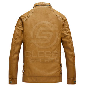 Modern Leather Outerwear <b>for</b> <b>Men</b> with Comfortable Structure Durable Finish Fine Craftsmanship and <b>Smart</b> Casual Daily Style - Product Image 2