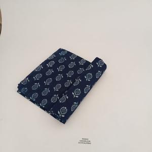 Nueva tela de algodón 100% impresa en bloque a mano para ropa de vestir tela azul índigo tela de algodón estampada - Product Image 5