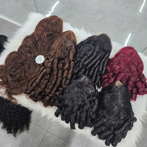 Perruques Gugu en cheveux humains, dentelle HD 5x5, cheveux vierges vietnamiens, boucles rebondissantes, couleur naturelle, sans colle, perruques pas chères au prix le plus bas - Product Image 3