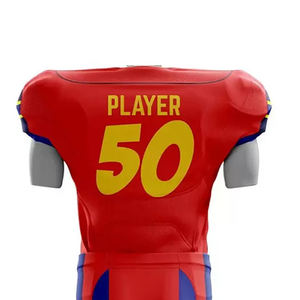 ชุดอเมริกันฟุตบอลแห้งเร็วชุดอเมริกันฟุตบอลแบบอเมริกันสวมใส่ง่ายสีและขนาดสั่งทำได้ - Product Image 6