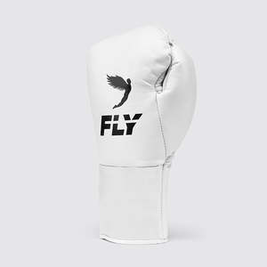Gants de boxe d'entraînement de qualité supérieure, neufs, couleur blanche, design à lacets, gants de boxe professionnels personnalisés à vendre - Product Image 2