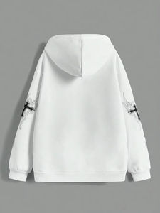 Sudadera con Capucha de Forro Polar con Cremallera para Hombre de la Mejor Calidad, 100% Algodón, Impresión Personalizada Completa, Ropa Urbana a un Precio Razonable, Poliéster/Algodón - Product Image 2