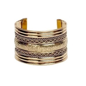 Brazalete de moda de latón de alta calidad con diseños de piedra únicos Tendencias en línea con estilo - Product Image 1